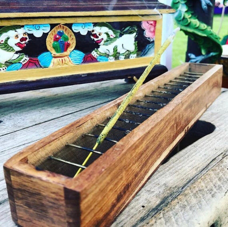 Tibetan / Japanese Lattice Wire Incense Holder – Holy Smoke Incense