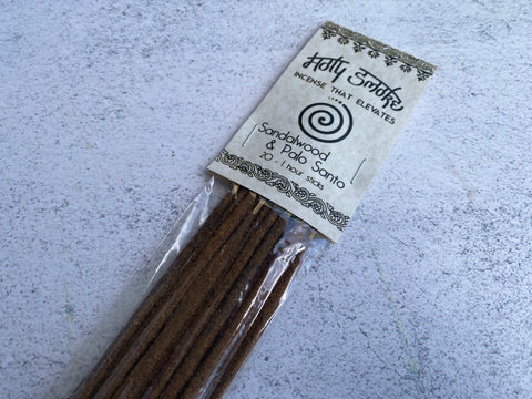 Holy Smoke Sandalwood & Palo Santo Incense Sticks