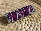 Rose & Blue Sage Smudge, 3-4"