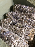 Lavender Flower & White Sage Smudge