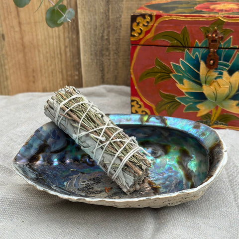 Rosemary & White Sage Smudge, 4"