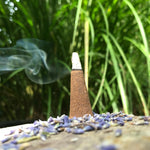 Holy Smoke Citronella & Lavender Incense Cones green packaging