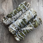 White Sage & Peppermint Smudge, 3-4"