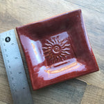 Handbuilt Stoneware Square Cone Incense Holder 4.25”