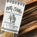 Holy Smoke Lemongrass & Eucalyptus Incense Sticks