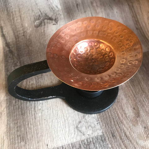 Hammered Brass and Cast Iron Essential Oil Diffuser